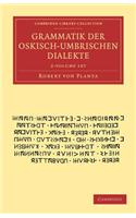 Grammatik der Oskisch-Umbrischen Dialekte 2 Volume Set