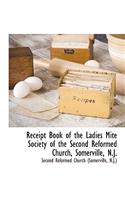 Receipt Book of the Ladies Mite Society of the Second Reformed Church, Somerville, N.J.