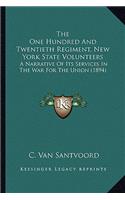 The One Hundred And Twentieth Regiment, New York State Volunteers