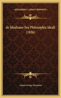 de Idealismo Seu Philosophia Ideali (1826)