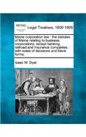 Maine Corporation Law