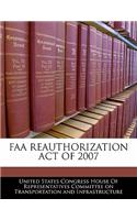 FAA Reauthorization Act of 2007: (English)