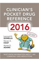 Clinician's Pocket Drug Reference 2016