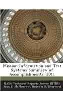 Mission Information and Test Systems Summary of Accomplishments, 2011