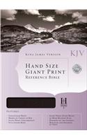 KJV Hand Size Giant Print Reference Bible, Black