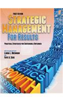 Strategic Management for Results