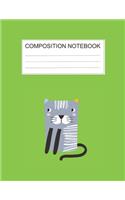 Composition notebook: Ruled (8.5 x 11 in), 110 Pages: Diary Book For Girl, Journal Notebook For Kids, Writing Journal Lined, Cute Pets green (8.5 x 11 in), 110 Pages(31 Cute Composition Green)