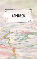 Comoros: Ruled Travel Diary Notebook or Journey Journal - Lined Trip Pocketbook for Men and Women with Lines