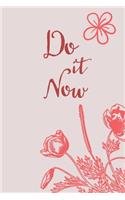 Do It Now: Sketchbook with Square Border Multiuse Drawing Sketching Doodles Notes-Sports Notebook