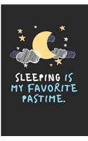 Sleeping Blank Lined Notebook