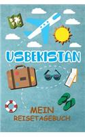 Usbekistan Reisetagebuch: Gepunktetes DIN A5 Notizbuch mit 120 Seiten - Reiseplaner zum Selberschreiben - Reisenotizbuch Abschiedsgeschenk Urlaubsplaner