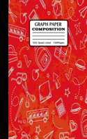 Graph paper composition: Grid Paper Notebook with beautiful colored cover pages-(KIDS, GIRLS, BOYS, STUDENT)- Quad Ruled(5X5) 100 Sheets (Large, 8.5 x 11)