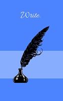 Write.: Literary Enthusiast Notebook 6" x 9"