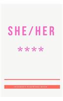 She/her Internet Password Book