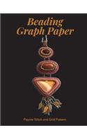 Beading Graph Paper - Peyote Stitch and Grid Pattern: 8.5 x 11" Graph Paper for Beading Patterns / Beading Grid Paper / Seed Beading Graph Paper / Delica Beading Graph Paper / Peyote Stitch Beading Grap