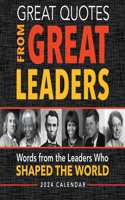 2024 Great Quotes from Great Leaders Boxed Calendar