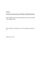 Some Buffet Response Characteristics of a Twin-Vertical-Tail Configuration