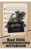 Bad Dog Affenpinscher Notebook