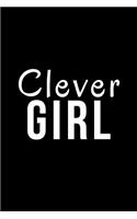 Clever Girl: Blank Line Journal