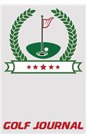 Golf Journal: 6x9 Golf Log Book with Scorecards and Monthly STATS Tracker