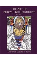 The Art of Percy J. Billinghurst Vintage Coloring Book, Volume 1