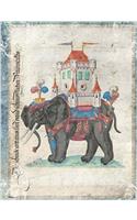 Vintage Elephant: College Ruled Journal Composition Notebook