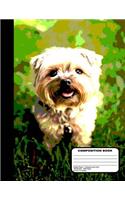 Puppy Dog Graph Paper Notebook 200 Pages 8 1/2 x 11 Inches