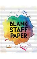 Blank Staff Paper
