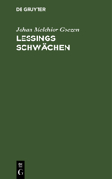 Leßings Schwächen