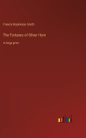 Fortunes of Oliver Horn: in large print