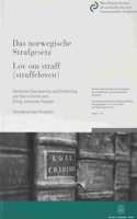 Das Norwegische Strafgesetz / Lov Om Straff (Straffeloven)