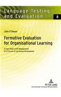 Formative Evaluation for Organisational Learning