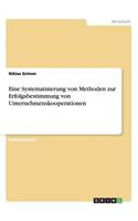 Eine Systematisierung von Methoden zur Erfolgsbestimmung von Unternehmenskooperationen