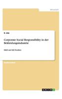 Corporate Social Responsibility in der Bekleidungsindustrie
