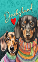 Dachshund Coloring Book for Adults