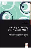 Creating a Learning Object Design Model