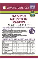 Oswaal CBSE CCE Sample Question Papers For Class 10 Term-II (October To March 2016) Mathematics