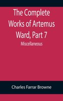 Complete Works of Artemus Ward, Part 7