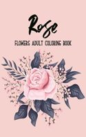 Rose Flowers Coloring Book