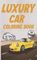 Luxury Cars Coloring Book