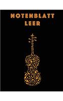 Notenblatt Leer