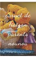 Carnet de liaison Parents Nounou