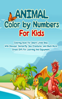 Animal Color by Numbers For Kids