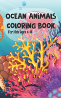 Ocean Coloring Book For Kids Ages 4-8