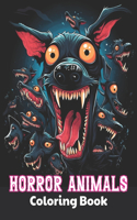 Horror Animals Coloring Book for Adult: 100+ Unique and Beautiful Designs for All Fans