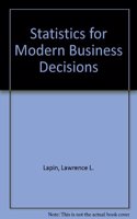 Statistics for Modern Business Decisions