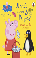 Peppa Pig: What's At The Zoo, Peppa?: A Touch-and-Feel Playbook(Peppa Pig)