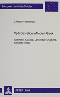 Verb Derivation in Modern Greek