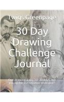 30 Day Drawing Challenge Journal
