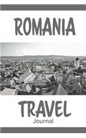 Romania Travel Journal: Blank lined diary